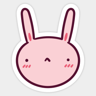 Bunny face Sticker